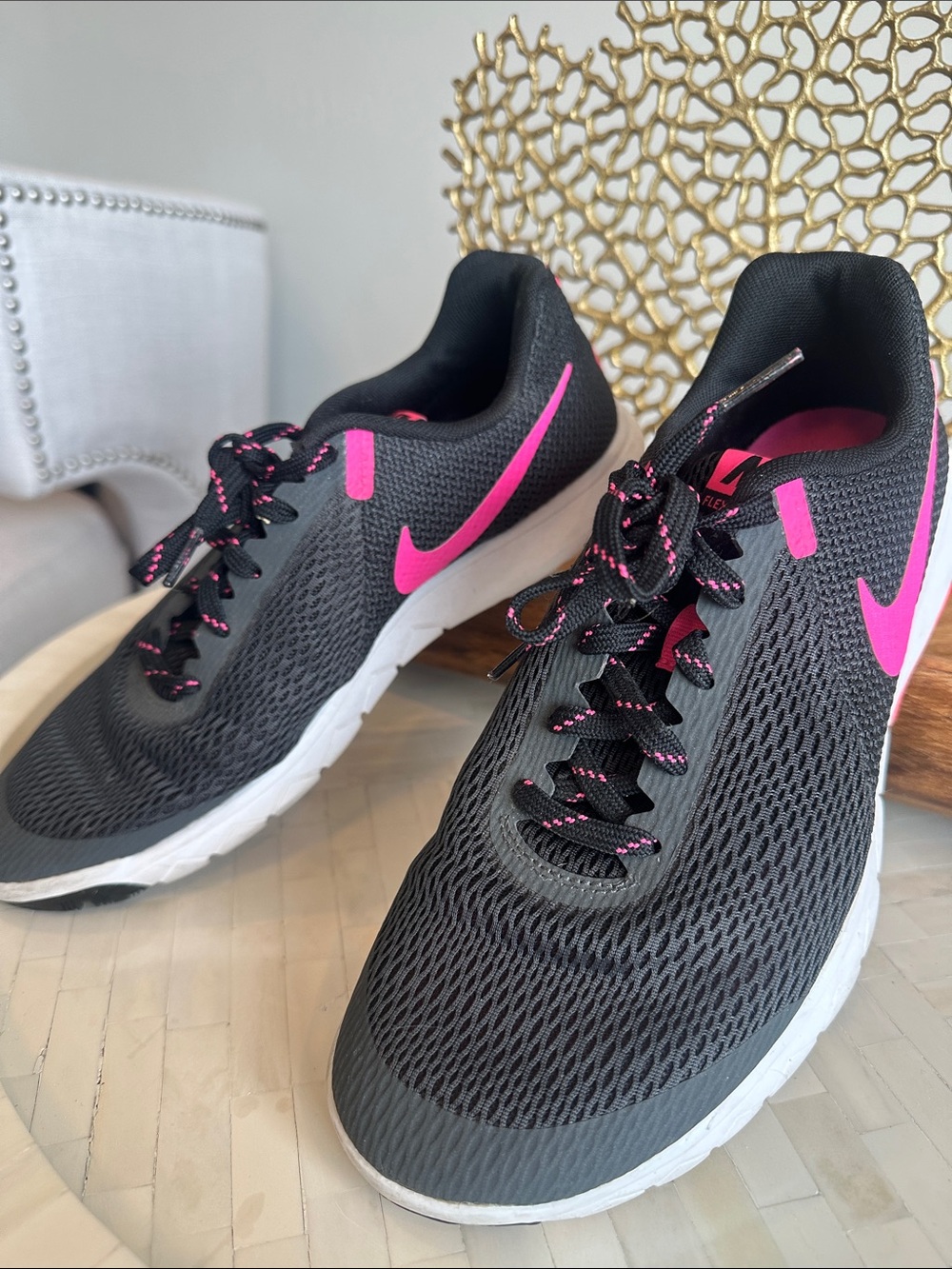 Nike Flex Experience RN 5 Women’s Black & Pink Running Shoes